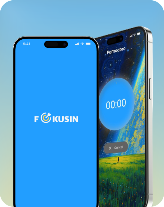Fokusin App Mockup